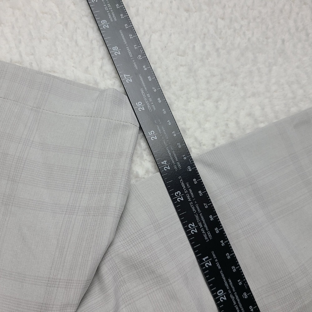 Orvis Dress Shirt Mens Large Gray Plaid Solid Fro… - image 5